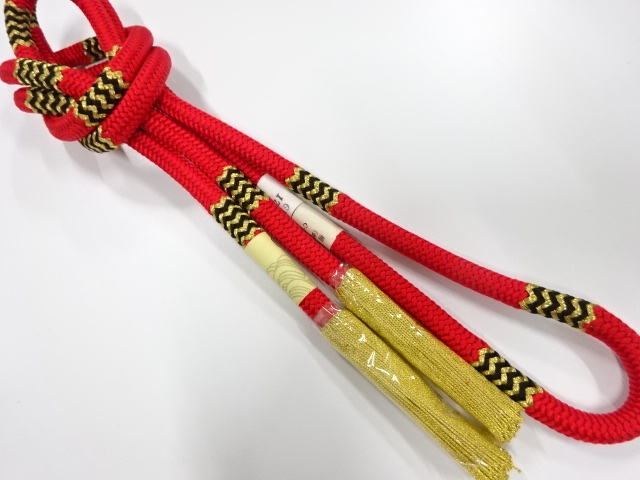 未使用品　正絹　手組帯締め